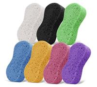 7-Pack Large Natural Cellulose Sponges 7.68" x3.74 x1.38-Super Absorbent and Biodegradable, Extra Thick Foam Kit for All-Purpose Cleaning, Ideal Washing Sponges for Kitchen Bathroom Household, Mixed