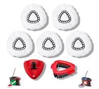 7-Pack Mop Heads Replacements for Ocedar EasyWring 1 Tank,Microfiber Spin Mop Refills, Deep Cleaning, Easy to Replace, Machine Washable