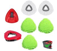 7 Pack Mop Replacement Heads for O-Ceda Mop Replace Head EasyWring Spin Mop Heads Replacements, Microfiber Spin Mop Refills, Cleaning Mop Head for Living Room& Bath Tool
