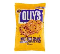 7 Pack | Olly's Pretzel Thins - Multiseed Sesame 140g