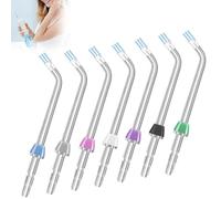 7 Pack Replacement Heads for Waterpik, Replacement Tips for Water Flosser, Plaque Seeker Tips Compatible with Waterpik and Other Oral Irrigators