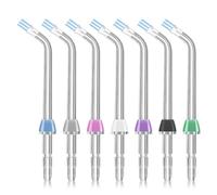 7 Pack Replacement Tips for Waterpik Flosser Plaque Seeker Brush Heads Plaque Remove Bristles Compatible with Waterpik and Other Oral Irrigators for Cleaning Tooth Implants Crowns and Bridges