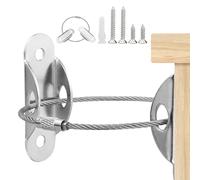 7 Packs Anti-Tip Furniture Straps Kit, Safety Furniture Wall Anchors Kit for Baby Child Proofing & Pet Protecting,Anti-Shedding, Secure Bookshelf, Cabinet, Dresser