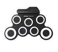 7 Pad Electric Drum Set Practice Drum Machine With Headphone Socket Built-in Speakers Pedal Sticks Pads Folding Electronic Pad