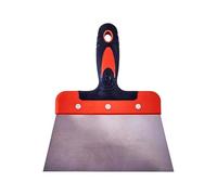 7" Paint Scraper with Soft Grip Handle, Stainless Steel Blade, Heavy Duty Filling Knife for Paint Removal, Plaster & DIY Decorating (Lotus)