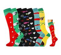 7 Pairs Compression Socks for Women & Men 15-20 mmHg is Best Athletic & Medical for Running Flight Travel Nurses