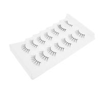 7 Pairs Dramatic Paper Cut False Eyelashes, Fiber Cosplay Style | Comfortable All-night Wear, Exaggerated Bat Butterfly Castle Details, Reusable Look for Theatre Makeup and Stage Performers