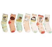 (7 Pairs) Girls The Secret Life Of Pets Socks Max Duke Norman Mel Gigdet Official Childrens Gift Pack (Child 6-8)