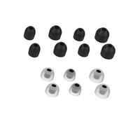 7 Pairs Replacement Earplugs Compatible with Sony WF-1000XM3 / WF-1000XM4, 4 Sizes Silicone Earplugs In-Ear Headphones (Black)