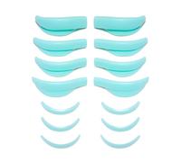 7 Pairs Small Lash Lifting Shields, Silicone Lash Lift Pads for Eyelash, Reusable Glueless Soft Lash Lifting, Lash Lift and Tint Kit for Women, Ladies, Eyelash Lift Kit for Eye Curlers(Green)