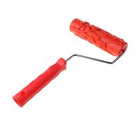 7'' Patterned Paint Roller Decorative Texture Roller with Painting Machine Embossed Handle Paint Tools
