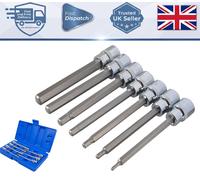 Blue Spot Tools Hex Socket Bit Set Spot 01516 Ex – Extra Long, 7-Piece – Multi