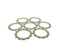 7 Pcs 105mm Clutch Friction Plates Fibrous Paper Composite 3XJ-16321-00 Compatible With YZ125 TTR250 WR Motorcycles Fits Select Models