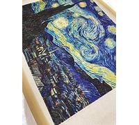 7 Pcs 20x25cm Cotton Twill Fabric Printed Painting of Van Gogh - Sewing, Bags, Quilting, Wall Decor