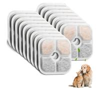 7 PCS Cat Drinking Fountain Filter, Triple Action Water Filter