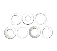 7 Pcs Circular Reduction Rings High Speed Steel Cutting Disc 16mm / 35mm Woodworking Tools
