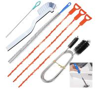 7 PCS Drain Unblocker Tool, Drain Snake Unblocker, Multifunctional Sink Unblocker Tool, Drain Cleaning Brush, Drains Sticks, For Bathroom Shower Kitchen Plug Hole