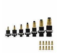 7-Pcs Drill-Compatible Rivet Nut Tool Kit,70 Carbon Steel Nuts M3-M12,Threaded Insert Rivnut Set for Hand & Power Drill