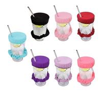7 Pcs Drink Covers Anti Spike, Anti Spike Drink Covers Set, Can Covers For Drinks Cans Reusable Drink Covers For Parties, Bars, Beach Outings, Picnics And Outdoor Events