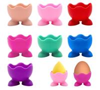 7 Pcs Egg Cups, Boiled Egg Holder Kitchen Funny Egg Cups Egg Cups Colorful for Restaurants Cafes Kitchen and Other Places Cute and Multifunctional Boiled Egg Holder