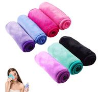 7 Pcs Face Cloth Makeup Remover Cloth Face Wipes Makeup Remover Facial Cleaning Wipes Simple Face Wipes Cleansing Cloths for Face Skin Soft Face Cloth Makeup Pads for Beauty Routine Make Up Removing