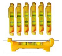 7 pcs Hanging Bubble Line Level for Building Trades, Engineering, Surveying, Metalworking and Other Equipment Measure