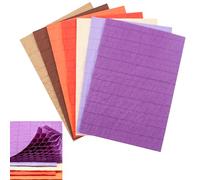 7 Pcs Honeycomb Paper Craft Pads for DIY 3D Craft and Pop-Up Cards, 30 Layers Mini 2cm Glue Line 8.3x5.8inch Honeycomb Tissue Paper Pad for Cardmaking Embellishments Arts Supplies Assorted Colors