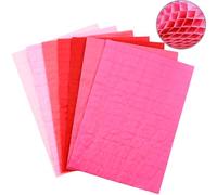 7 Pcs Honeycomb Paper Craft Pads for DIY 3D Craft and Pop-Up Cards, 8.3x5.8inch Honeycomb Tissue Paper Pad for Cardmaking Embellishments Arts Supplies, 30 Layers Mini 2cm Glue Line Assorted Colors