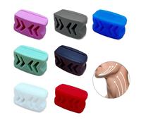 7 pcs Jaw Exerciser for Men Women, BOSOIRSOU 5 Resistance Levels Silicone Jawline Exerciser Jaw Trainer Strengthener for Face Exerciser Slims Tones the Face Activates Facial Muscles
