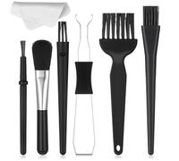 7 PCS Keyboard Cleaning Kit with Keycap Puller Switch Puller, Mini Keyboard Brush Anti-Static Electronic Dust Brush Key Cap Remover Tool Keycap Remover Kit for Mechanical Keyboard Computer Motherboard