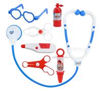 7 Pcs Kids Doctors Kit,Doctor Pretend Role Play Medical Kit Doctor Set for kids,Children Doctors Play Set Toy Doctors Set for Kids 3+ Years Boys Girls Role Play Educational Toys Gifts (Blue)