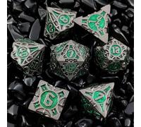 7 Pcs Metal Dnd Dice, Polyhedral Rpg Dnd Dice Set, D&d Dice For Role Playing Game Dungeons and Dragons Dice Mtg Pathfinder D&d Dice Set Glitter