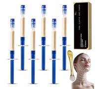 7 Pcs Micro-Molecular Collagen Lotion with Facial Massager,Micro Molecular Collagen Lotion,Hydrating Rejuvenating Serum,Collagen Face Cream for All Skin Type