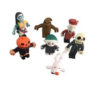 7 Pcs Mini Figurine The Nightmare Before Christmas Jack Skeleton Toys Set