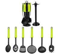 7 Pcs Silicone Kitchen Utensil Set with Holder, Heat Resistant BPA Free