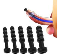 7 Pcs Silicone Urethral Plug Sex Toy Sound Device Trainer Sex Toy Male Urethral Stimulation Solid Penis Plug Men's Urethral Toy Urethral Trainer Kit
