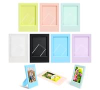 7 Pcs Small Photo Frame, 3 Inch Small Picture Frames Colorful Mini Photo Frames, Mini Picture Frames, Film Frame Photo for Polaroid Instant Camera Photoes (6.1 * 0.7 * 9.2cm)