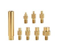 7 Pcs Soldering Tips + 1 Brass Heat-Set Insert Adapter, M2-M8