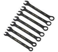 7 Pcs Spanner Sets, 8-22mm Heavy Duty High Carbon Steel Wrench Set, Metric Spanners for Bike, Car, Plumbing, Mechanical, Home Repairs