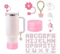 7 PCS Stanley Cup Accessories Set - Straw Cover, Silicone Spill Proof Stopper, Reusable Straw Covers Cap for 40oz Cup