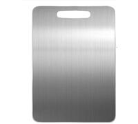 7 PCS Titanium Chopping Board Set,Titanium Cutting Board,Stainless Steel Chopping Board,Metal Chopping Boards for Kitchens,Food Grade Cutting Board with kitchenware(34x23cm)