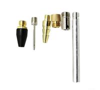 7-Piece Air Compressor Accessory Kit with Zinc Alloy Blow Nozzle, Rubber Tip, Inflation Needle & Extension Nozzle - for 1/4" for NPT Air Tools, Indust