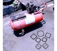 7-Piece Air Compressor Cylinder Head Gasket & Valve Plate Washer Set for 2065 Series - Plastic Replacement Seals for Air