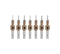 7 Piece Alloy Drill Bits Set for Diverse Drilling Tasks in Woodworking (10mm)