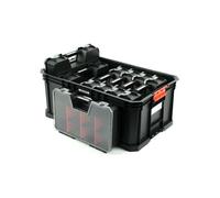 7-Piece Assortment Box for Small Parts and Tool Box Storage Box with Dividers 520 x 329 x 210 mm