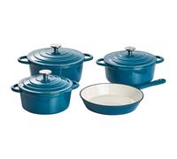 7 Piece Cast Iron Set CASTORA Blue