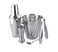 7 Piece Cocktail Shaker Set Stainless Steel Bar Tools Kit Bartender Mixer Drink
