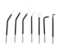 7-Piece Dental Electrode Set - Reusable RF Tips for Electrosurgery, Cauterization & Dental Procedures (Black)