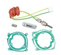 7-Piece Diesel Heater Gasket and Glow Kit for 2KW-5KW Chinese Air Heaters, 12V Silicon Nitride Glow Pin with Filter and Wrench, Multicolor
