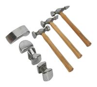 7 Piece Drop Forged Panel Beating Set - Hickory Shafts - Drop Forged Steel